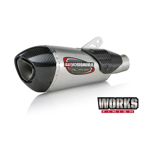 Yoshimura Alpha T Works Street Slip-On Exhaust for Triumph Daytona 675R - My Superbike Store